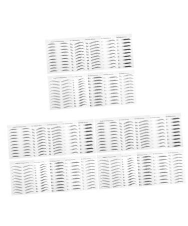 MAGICLULU 30 Sheets Imitation Eco Eyebrow Sticker Ladies Brow 3d Eyebrow Lines Transfer Stickers Cosmetic