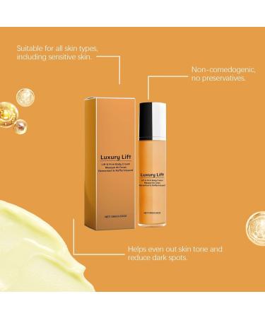 Collagen Body Firming Cream Lift & Firm Cream Moisturizing Body Cream - Luxelift Lift & Firm Body Cream Collagen Body Shaping Cream Natural Moisturizing Cream (2) - Buy Online on GoSupps.com