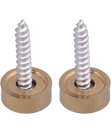 20pcs Fitting Parts Metal 10mm Diameter Gold Screw Cap Mirror Nails Decoration Lid - Buy Online on GoSupps.com
