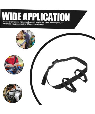 PLAFOPE Bicycle Rear Seat Belt - Adjustable Fall Protection for Electric Cars & Motorcycles | Safe Riding Vest & Grab Strap - Buy Online on GoSupps.com