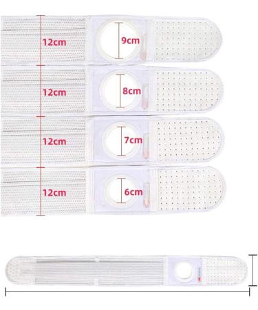 XJz Elastic Ostomie Belt - Breathable Support Belly Band with Stoma Opening for Comfortable Waist Support - International Shipping Available - Buy Online on GoSupps.com