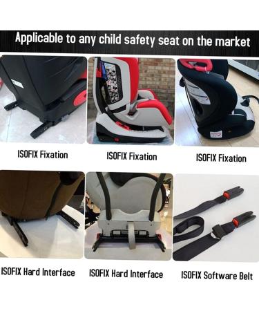 Shkalacar ISOFIX Universal Car Resentor Seat Holder - Secure ISOFIX Security Belt Connector & Easy Car Seat Attachment - Buy Online on GoSupps.com