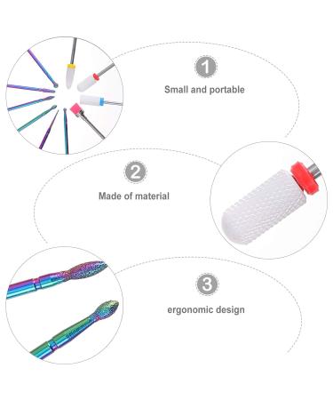 Electric Nail Drill Set with Diamond Tip - Professional Manicure Tool & Nail Polish Accessories | Colorful Engraving Kit - Buy Online on GoSupps.com