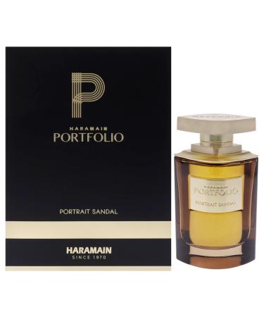 Al Haramain Portfolio Portrait Sandal - Arabian Perfume for Women and Men - Unisex Perfume - Long Lasting Perfume for Men and Women - 2.5 oz