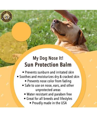 Dog Nose Sun Protection Balm - UVA/UVB Protection (2.75oz) - Buy Online on GoSupps.com