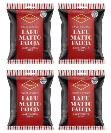 Halva Lakumattopaloja Original R glisse 4 Packs of 185g