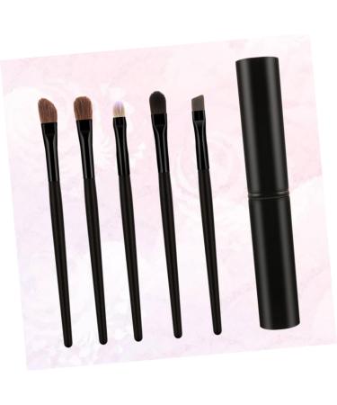 PLAFOPE 5pcs Eyeshadow Brush with Case Eyeshadow Brush Kit Black Liner Brush for Eyes - Buy Online on GoSupps.com