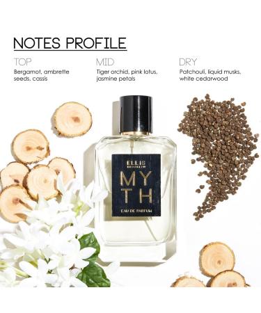 Ellis Brooklyn MYTH Eau De Parfum - Musk Perfume For Women with Bergamot Tiger Orchid Jasmine Musks & Patchouli Vegan Perfume Made In The USA MYTH 1.7 Fl Oz (Pack of 1) - Buy Online on GoSupps.com