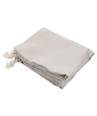 DRESSOOS 4pcs Hair Dryer Storage Bag Hair Dryer Bag Drawstring Bags Hairdyer Bag Mini Pouch Fabric Light Grey