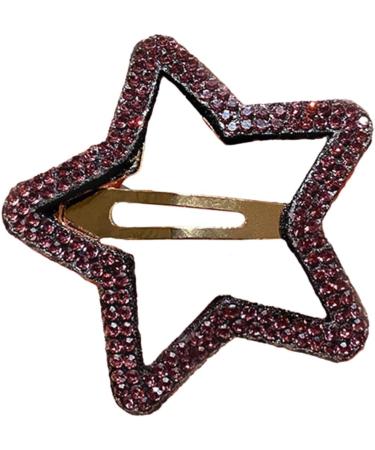 xbiez Rhinestone Star/Cloud Shape Snap Hair Clip Spring Summer Headwear for Woman Girls Taking Photo Shopping Travel Anti-slip 4 - Buy Online on GoSupps.com