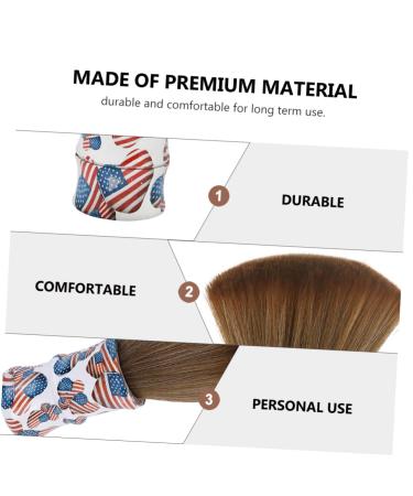 FRCOLOR 2 Pcs Professional Hair Cleansing Brush Set - Soft Fur Neck Duster & Hair Cutting Brush for Barbers - Perfect for Long Hair Care - Buy Online on GoSupps.com