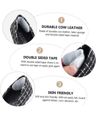 FOMIYES Anti-Wear Back Stickers - 8 Pairs Shoe Insoles Grips for Loose Shoes Pumps & Heels - Comfort & Support for Ladies - Latex Sponge Pads - Buy Online on GoSupps.com