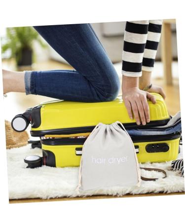 ABOOFAN 2pcs Hair Dryer Storage Bag Travel Toiletry Bag Mini Drawstring Bag Canvas Hair Dryer Bag Water Bag - Buy Online on GoSupps.com