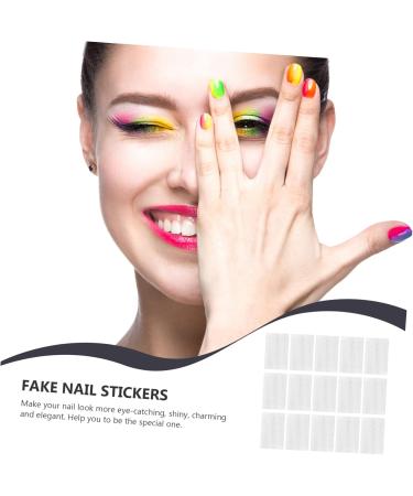  Housoutil Housoutil 15 Sheets Nail Jelly Glue False Nails Glue for Nail Charms Waterproof Labels Stickers for Nail Art Stickers Nail Art - Buy Online on GoSupps.com