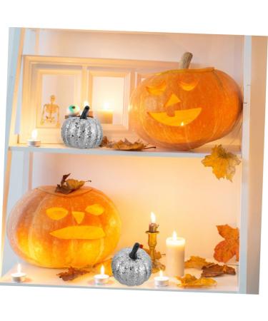 Alipis 20 Pcs Foam Pumpkin Halloween Party Decor Realistic Vegetables Decorative Foam Vegetables Pumpkin Decoration Mini Artificial Pumpkins Faux Pumpkin Craft Powder Silverx2pcs 5CMx2pcs - Buy Online on GoSupps.com