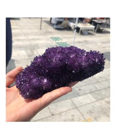 Stone Amethyst Quartz Crystal Cluster Natural Stone for Home Decoration Balance Gemstone Decoration ERTEYIN