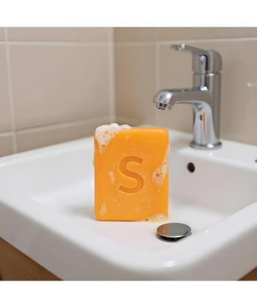 Natural Soap - Scented Moisturizing Shower Soap | Eliminates Odors 100g for Body Hygiene Face Hands Feet Armpits Bathroom - Buy Online on GoSupps.com