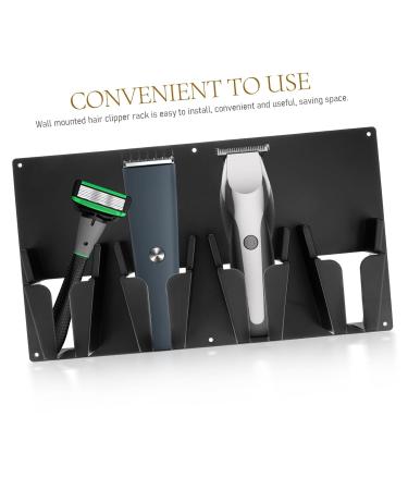 FRCOLOR Hair Clipper Storage Box - Wall-Mounted Electric Clipper Holder for Barbers & Salons | Durable PVC Stand | 36x20x5 cm | International Shipping Available - Buy Online on GoSupps.com