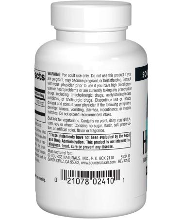 Source Naturals Huperzine A 100 mcg - 120 Tablets for Memory & Focus - Buy Online on GoSupps.com