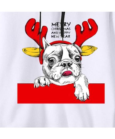 Bigfanshu Womans Tops Fashion Casual Loose Long Sleeve Striped Print Sweatshirt White - Buy Online on GoSupps.com