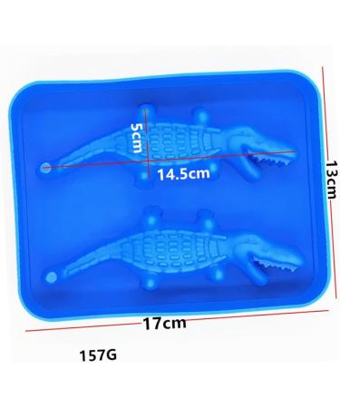 Cabilock 1pcs Ice Maker Crocodile Sphere Silicone Mold Silicone Candy Mold Round Ice Cubes Molds Tray Whisky 17.5X13.5X4cm As Shown - Buy Online on GoSupps.com