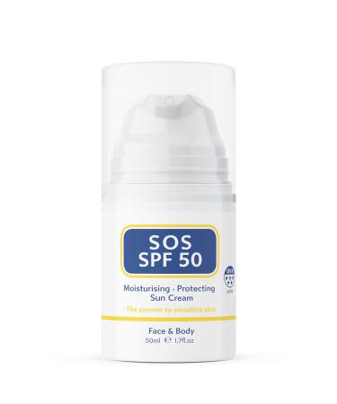 SOS SPF 50 Sun Cream 50ml - Buy Online on GoSupps.com