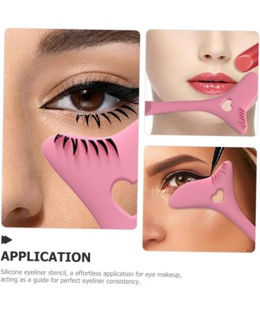 SOESFOUFU Quick Eyeliner Eyeshadow Stencils Silicone Eyeliner Stencils Wing Makeup Tools - Buy Online on GoSupps.com