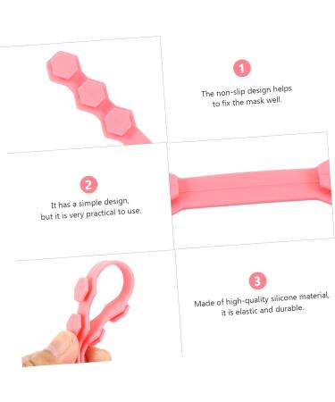 Hapinary 10-Piece Silicone Mask Rope Extensions & Hook Buckles for Comfortable Mask Wear | Adjustable Mask Strap Holders & Earring Accessories - Buy Online on GoSupps.com