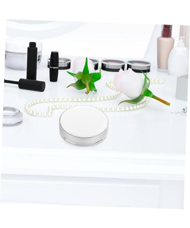 FOMIYES 2 Pcs Body Powder Compact Cushion Foundation Case Powder Cases Box Pack Travel Empty Toner 1 count (Pack of 1) Silver - Buy Online on GoSupps.com