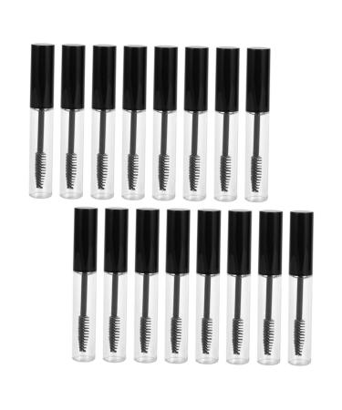 Hemoton 48 Pcs Mascara Tube Eyelash Cream Holder Eyeliner Tubes Refill Empty Tubes Mascara Clear Plastic 1 g (Pack of 1) Blackx3pcs