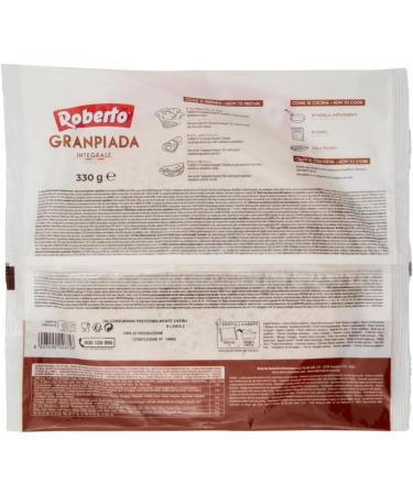  Italian Gourmet E.R. Roberto GranPiada Integrale Piadina Bread with Whole Wheat Flour Pack of 330 g Each Pack Contains 3 Envelopes + Polpa di Pomodoro Italian Gourmet Polpa di Pomodoro 400 g - Buy Online on GoSupps.com