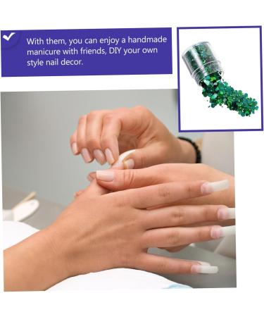 DOITOOL 2 Makeup Glitter Sequins Decors Handmade Supplies Glitter powder fragments the pet Flash chip Manicure Sequins Manicure Decors Nail Sequins hexagon make up Nail supplies 2.8X1.8cm As Shown 2 - Buy Online on GoSupps.com