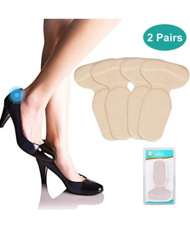 Heel Pillow Heel Holder - Anti-Slip Gel for Pain Relief | Strong Sticky Shoe Heel Protection for Men & Women (2 Pairs) - Buy Online on GoSupps.com