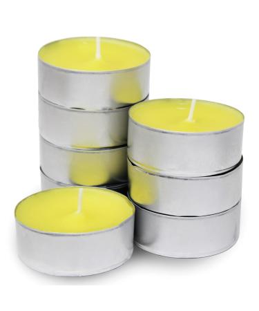 Large Citronella candles Outdoor Indoor - 8 Citronella Candles for Patio Home Garden - Aromatherapy Candle - Spa candle - Mood Candle - Premium Quality Lemon Scented Candles - Fly Candle