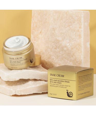 Biying Cosmetics Snail cream with hyaluronic acid and salicylic acid advanced antiaging moisturizing acne scar repair and skin regeneration treatment 50 ml - Buy Online on GoSupps.com