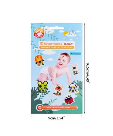 Stickable Forehead Fever Display Sticker - Continuous Temperature Monitoring Patch for Quick Fever Checks - Cute Design - Buy Online on GoSupps.com