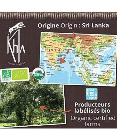 Khla - Organic Ceylon Cinnamon Sticks 500g - Premium Whole Sri Lankan Cinnamon - Cooking & Baking Ingredient - Asian Spice - Christmas Recipes Cinnamon Rolls - Origin Sri Lanka - Buy Online on GoSupps.com