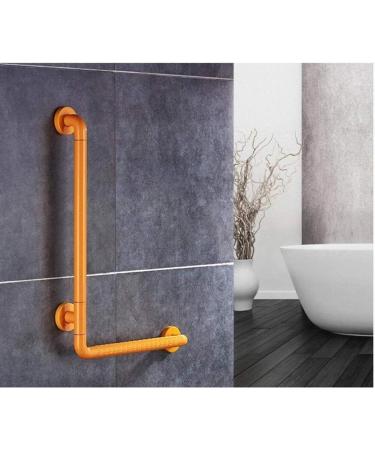 Bathroom Safety Grab Bar Disabled Old Man Anti-Slip L-Shaped Stainless Steel Grab Bar Towel Bar Yellow - Buy Online on GoSupps.com