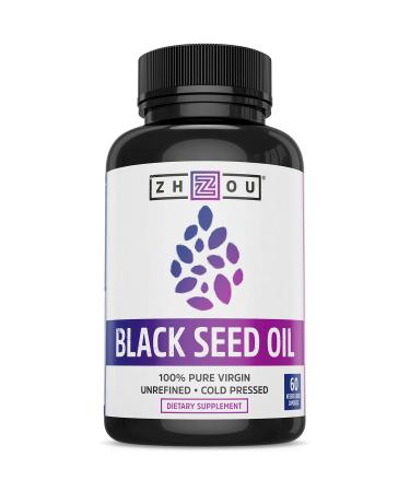 Zhou Nutrition Black Seed Oil 60 Vegetarian Capsules
