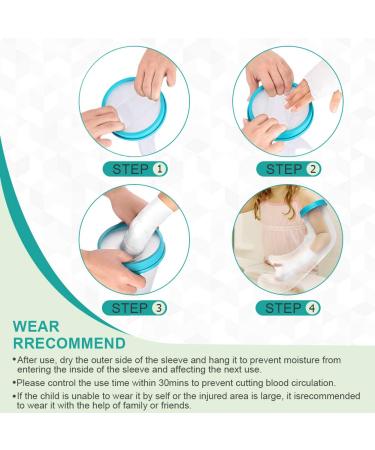 Waterproof Plaster Protection for Kids | Child Safe Cast Wrap for Shower & Injury - PVC (48cm) - Buy Online on GoSupps.com