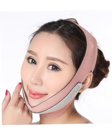 Angoily 1pc -lifting Artifact Slimming Belt Chin Strap Facial Lifting Belt Slim Strap Chin Lift V Shape Neoprene Material Pink Thin Noodles - Buy Online on GoSupps.com