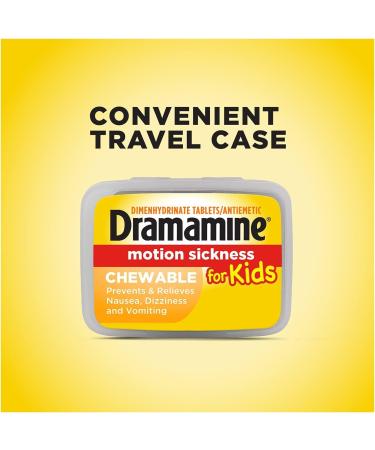 Dramamine Kids Chew Tabs Grape 8 | Motion Sickness Relief for Children - Buy Online on GoSupps.com