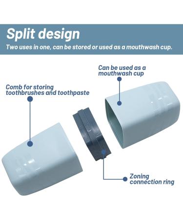 BLLREMIPSUR Wearable Toothbrush Case - 2 Pack Travel Toothbrush Holder for Camping Business Trips & Home Use - Buy Online on GoSupps.com