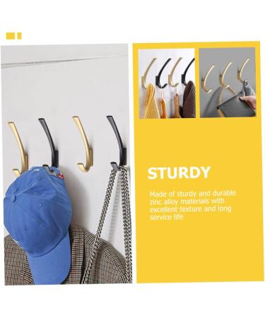 TOVINANNA Bathroom Door Hooks 2pcs Coat Hook Bath Towel Hook Car Hooks Door Back Heavy Duty Wall Hooks Punch Hole Office Bathrobe - Buy Online on GoSupps.com