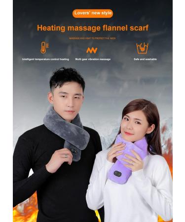 Ekakashop USB Heating Pillows & Scarves - Massage Neck Warmer 3 Speed Levels Soft & Warm for Winter - Unisex Light Brown - Buy Online on GoSupps.com