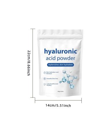 Hyaluronic Acid Powder Low Molecular Weight Organic Hyaluronic Acid Serum Powder for Face. 1Pack 1 Pack 3.53 Fl Oz (Pack of 1) - Buy Online on GoSupps.com