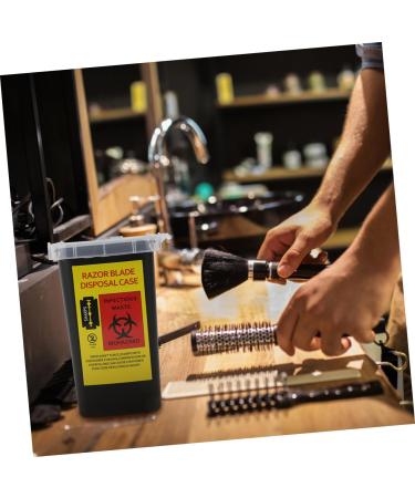 Minkissy 8-Pack Razor Blade Storage Box - Safe Disposal Container for Hairdressing Blades & Razors | International Shipping Available - Buy Online on GoSupps.com