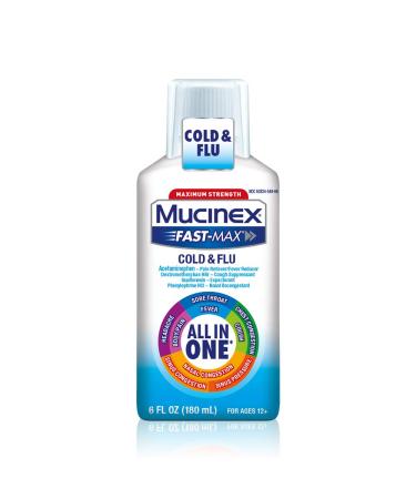 Mucinex Fast-Max Severe Cold Relief Liquid 6 oz