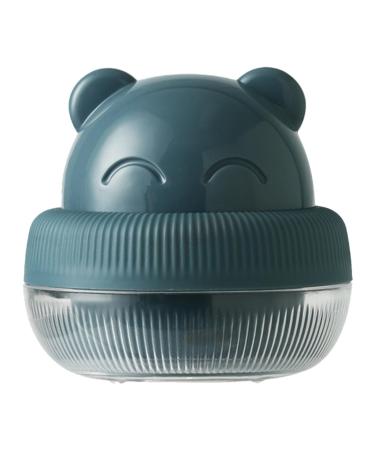 Siopob Makeup Sponge Holder Travel | Beauty Egg Storage Case Bear Shape - Cute Beauty Sponge Case for Traveling Make Up Blender Container Small Beauty Sponge Storage Box Blue