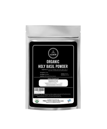 Naturevibe Botanicals Organic Holy Basil Powder (Ocimum sanctum) 5lbs, Tulsi powder (80ounces)